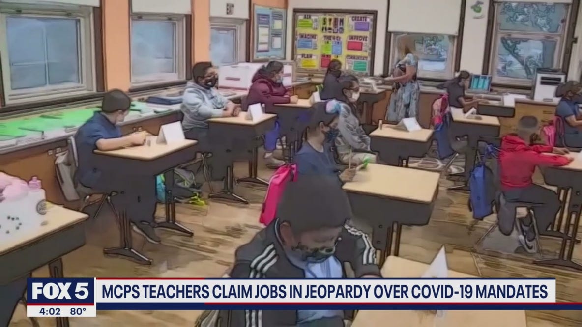 Some Montgomery County teachers fear losing jobs over exemptions for masks, vaccines